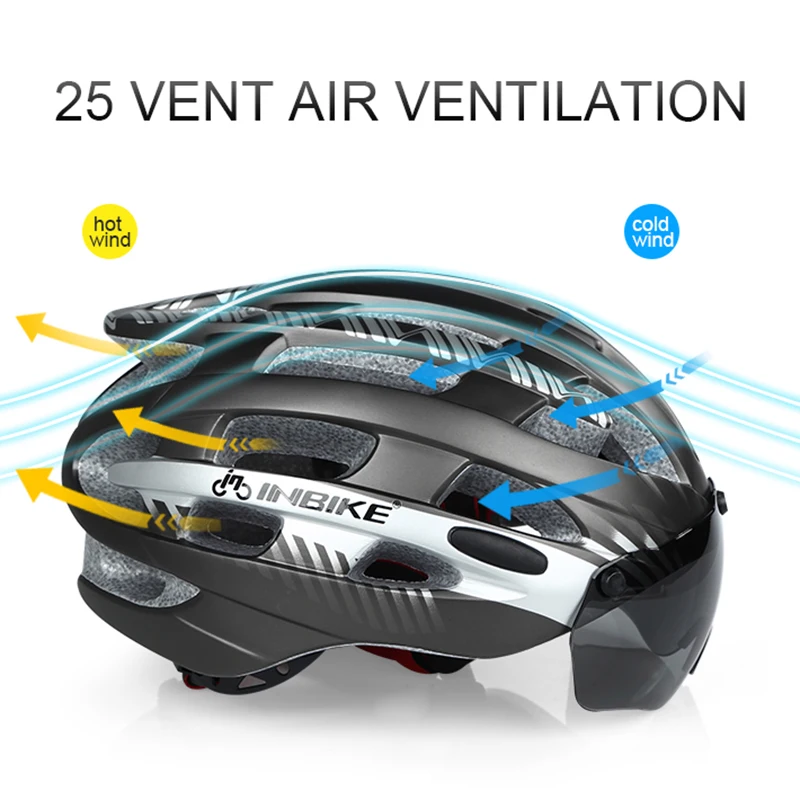 New INBIKE Bike Ultralight Helmet Mountain Road Bicycle MTB Helmet Safe MX-3 L