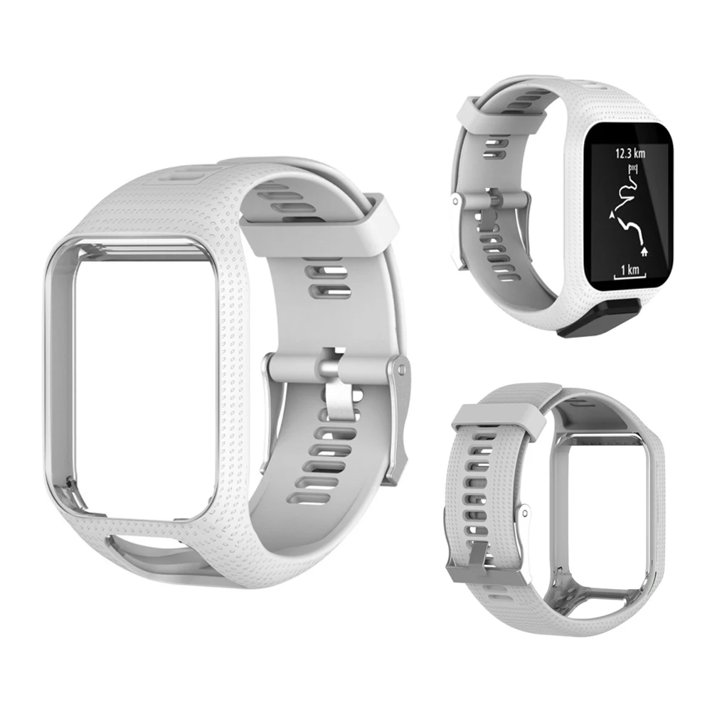 

Replaceable Watch Smart Band Strap For TomTom Multi-Sport Runner 2 3 Series Replacement Soft Silicone Wristband