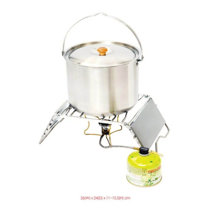 

Multi-functional tool Portable Folding Simple Picnic Rack Stove Rack Pot Folding Holder Camping Grid New