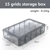15 grids storage box