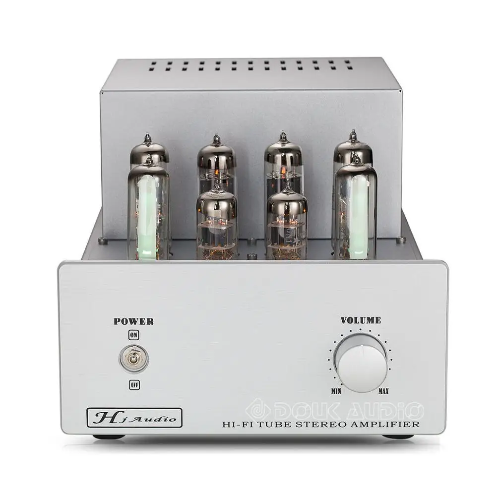 Douk аудио hi fi стерео Push pull усилитель мощности класса AB 6P14/EL84 вакуумный трубный 13 Вт