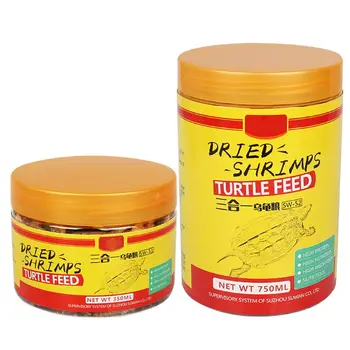 

Tortoise Food Freeze Dried Shrimp Aquarium Turtle Calcium Healthy Nutrition Food