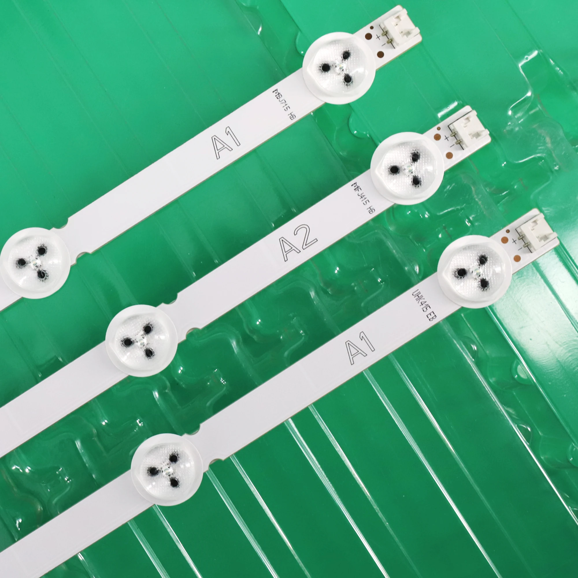 Barra de Luz de Fundo Led 32 Row2.1 6916l1204a 1105a 1205a 6916l-1106a 7leds 630 mm Novo Pcs a1 a2 - Imagem 4