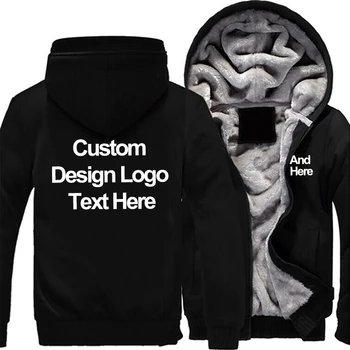 

US Plus Size 5XL Men Hoodies Sweatshirts Personalized Customized LOGO Printed Design DIY Men's Custom Made Jackets Drop shipping