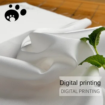 

Customized digital printed stretch satin fabrics provide design drawings or use our design drawings