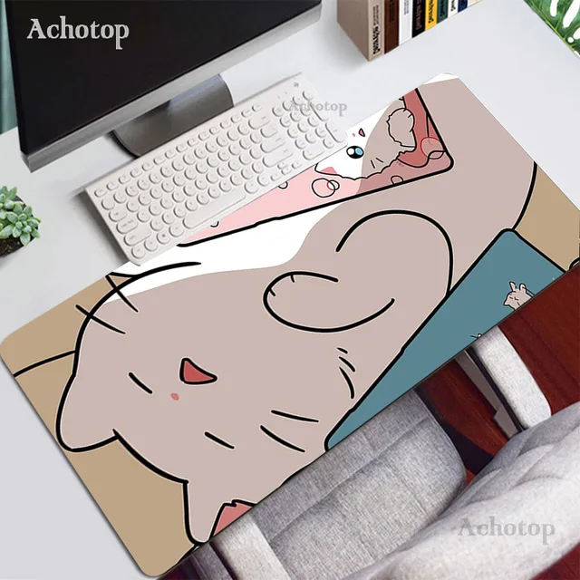 Kawaii Large Mousepad Game Mouse Pad Gamer Big Mouse Mat Cute PC Computer XXL Mouse Carpet Surface Mause Pad Keyboard Desk Mat 24