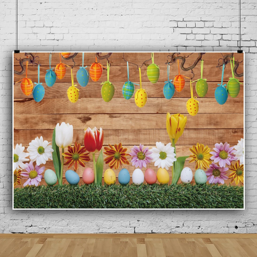 Easter Day Kids Baby Photography Background Studio Backdrop Wall Posters 