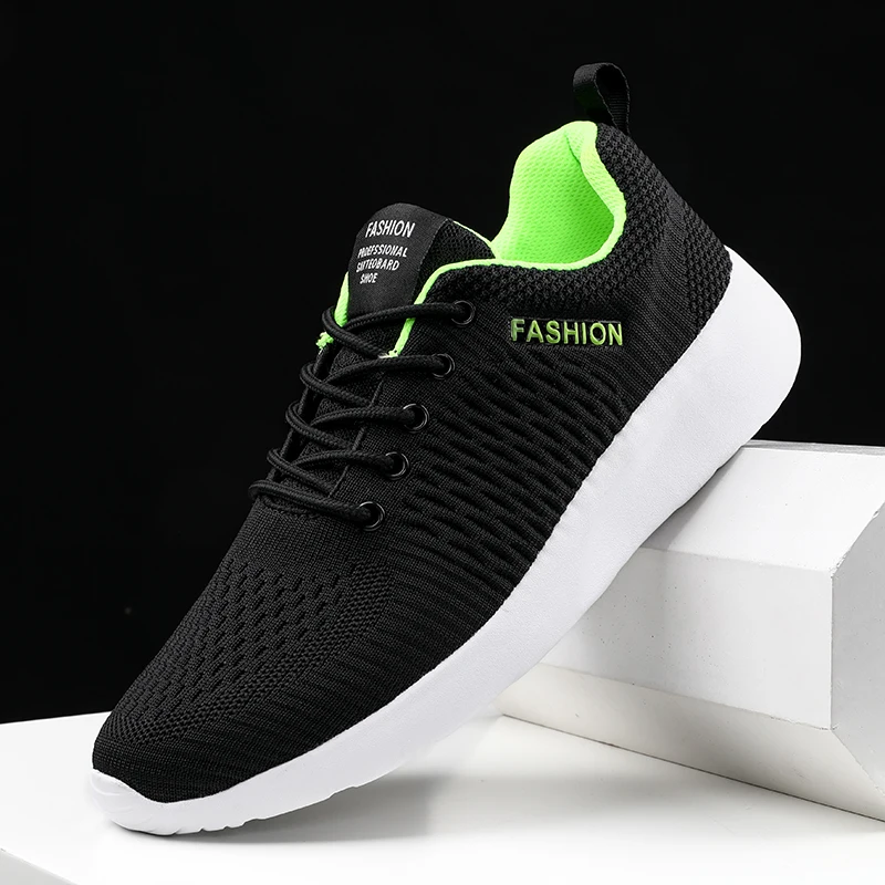 

2020 Summer Outdoor Running Trainers Breathable Men's Mesh Comfortable Gym Sneakers Boy Lightweight Running Shoes Fitness