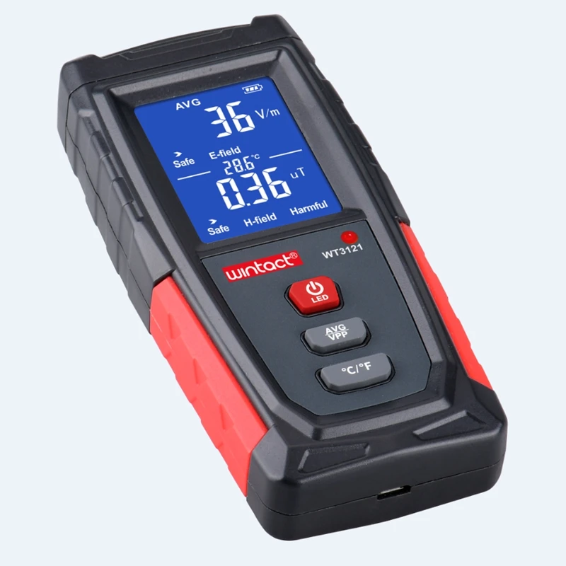 Radiation Dosimeter With Two Uses Electric Field and Magnetic Field Radiation Tester Electromagnetic Geiger Counters EMF Meter
