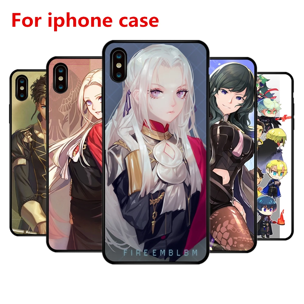 

Fire Emblem Three Houses Soft Phone Case Cover for Iphone X XR XS MAX 6 7 8 Plus