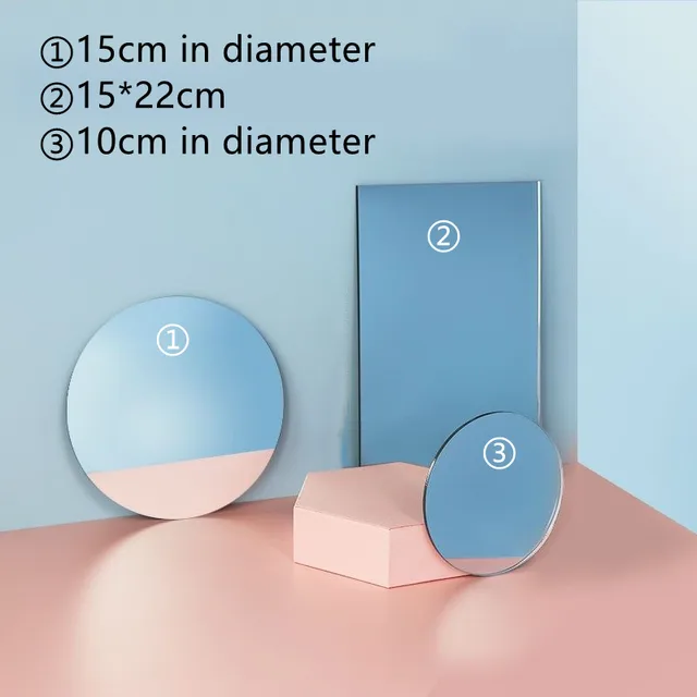 Acrylic Mirror Board Cosmetics Photography Backdrops Birthday Room Decoretiong Ornaments Photograthy Props for Photo Studio 01