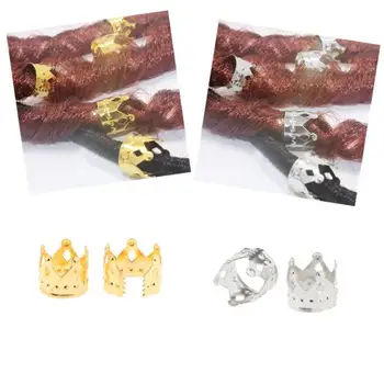 

100 Pieces Aluminum Hair Decor Coil Dreadlocks Braid Rings Dreadlocks Metal Hair Cuffs Hair Braiding Beads for Hair Accessory