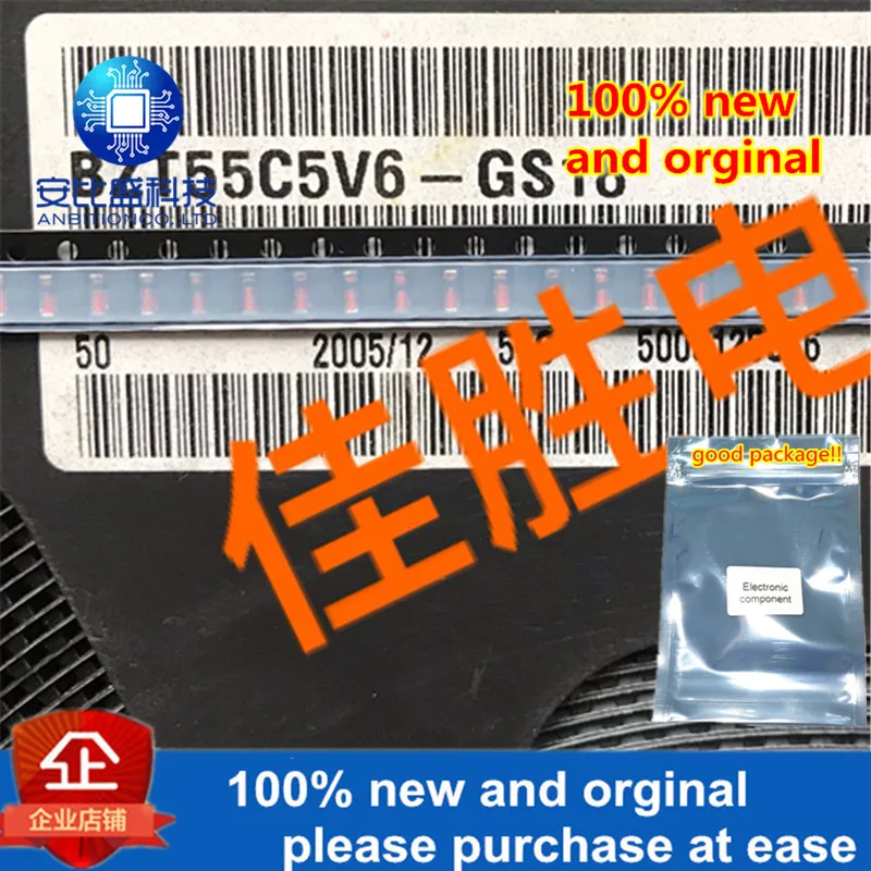 30 шт новое и оригинальное BZT55C5V6-GS18 0.5W5.6V одно черное кольцо LL34silk-screen