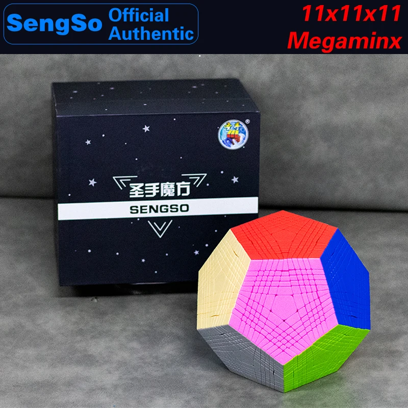 

ShengShou 11x11x11 Megaminxeds Magic Cube Dodecahedron Speed Twisty Puzzle Brain Teaser Educational Toy For Children
