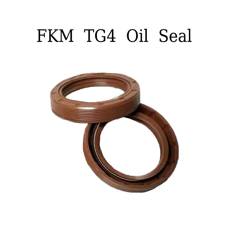 

Skeleton Three Lip Brown FKM Rubber Oil Seals High Temperature FKM Fluorine Rubber Gaskets ID 55mm