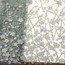 Стиль Французский Чистая кружевная ткань 3D цветок африканский тюль сетка кружевная ткань высокого качества африканская кружевная ткань LA1229