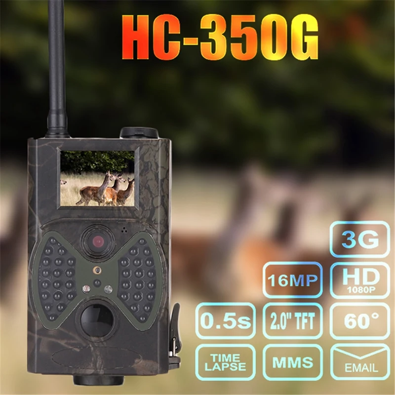 HC350G Trail камера Скаутинг 3g MMS SMTP электронная почта охотничья камера ночного видения 16 МП HD 1080P инфракрасная камера дикой природы s