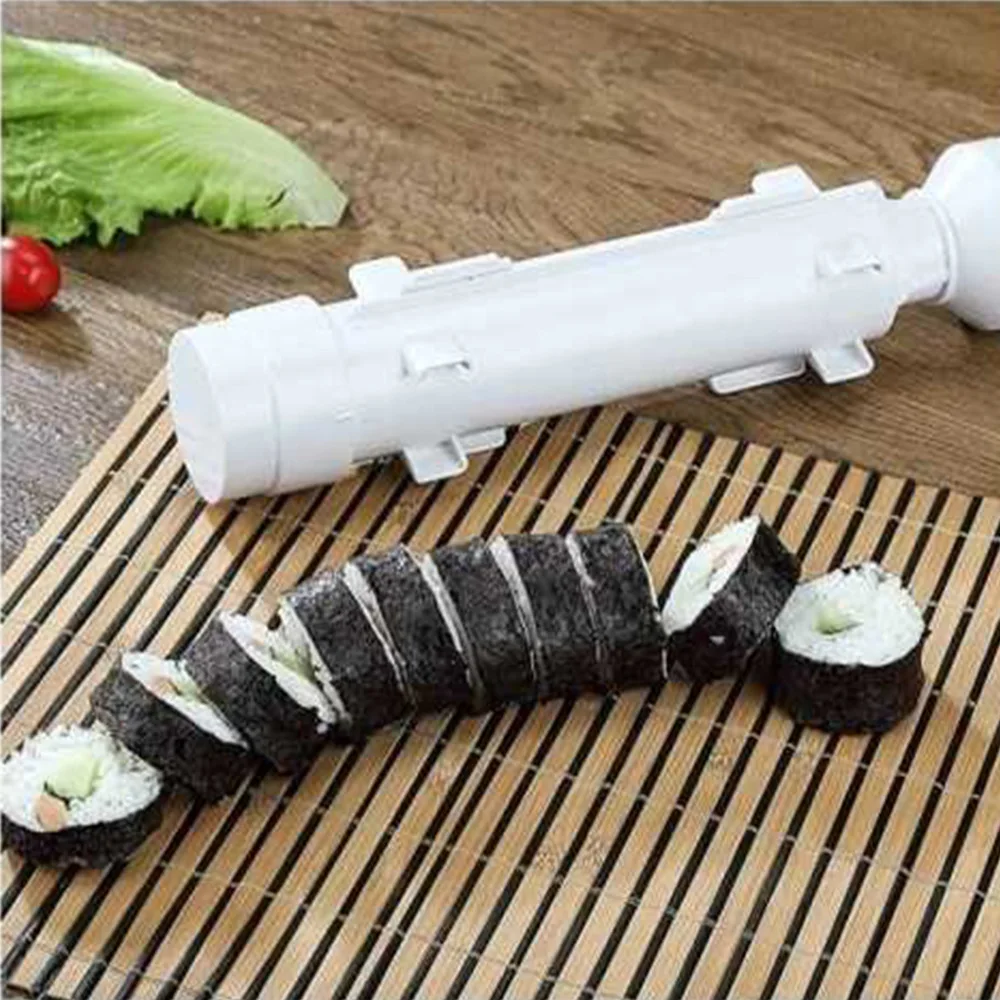 Portable Sushi Roll Maker Making Kit Mold Sushezi Rice Roller Mould Kitch