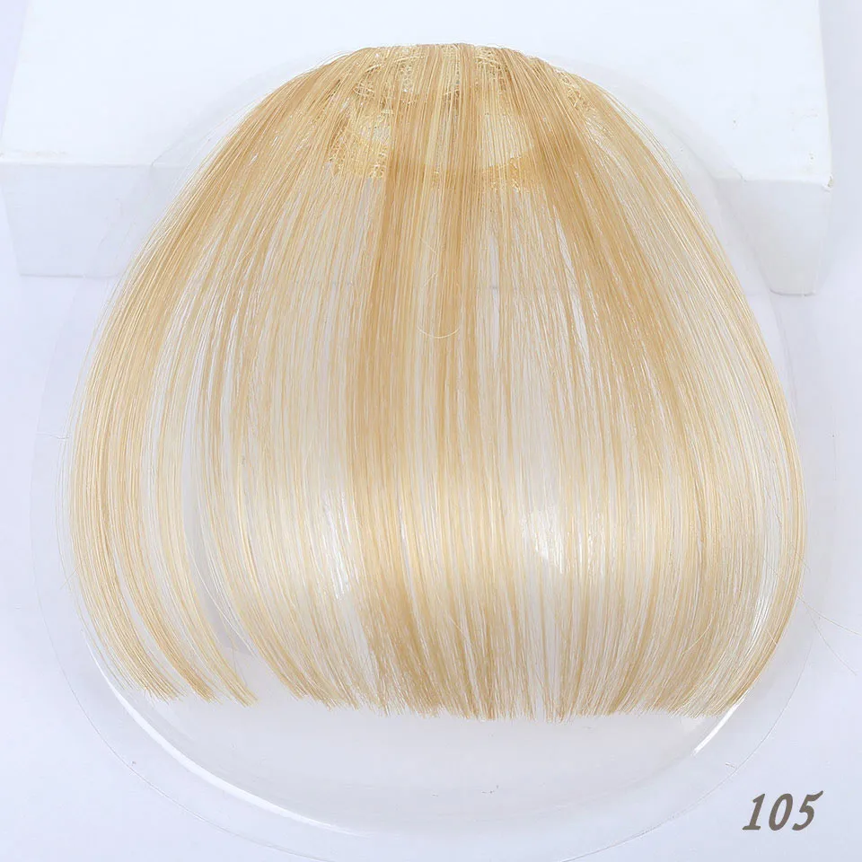 MSTN Мини Сексуальная заколка в челке поддельные волосы для наращивания накладные волосы кусок клип на челке шиньоны для женщин синтетический Fringe Bang - Цвет: 105