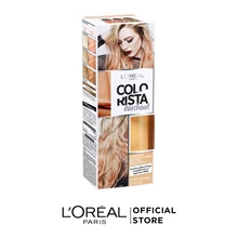L'Oreal Paris Смываемый красящий бальзам для волос "Colorista Washout", оттенок Персиковые Волосы, 80 мл