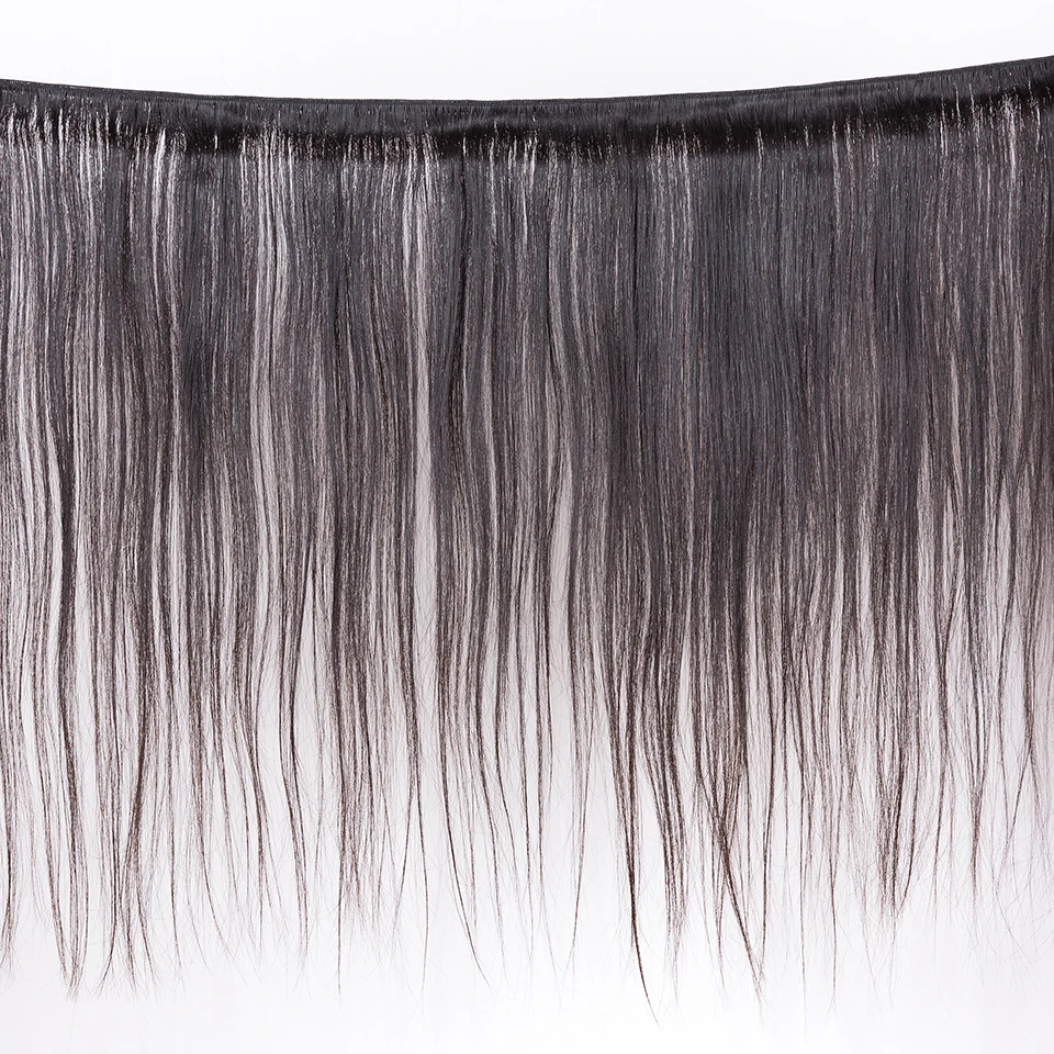 MOCHA Hair 100% Unprocessed 10A Peruvian virgin hair Straight human hair 8"-26" 4 Bundle extension natural color