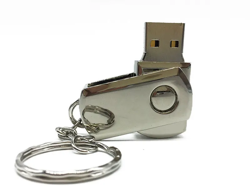 Новое металлическое вращение Usb флэш-накопитель 2,0 4 ГБ 8 ГБ 16 ГБ 32 ГБ 64 ГБ логотип Заказные флешки творческий большой палец U диск устройство для хранения - Цвет: 3