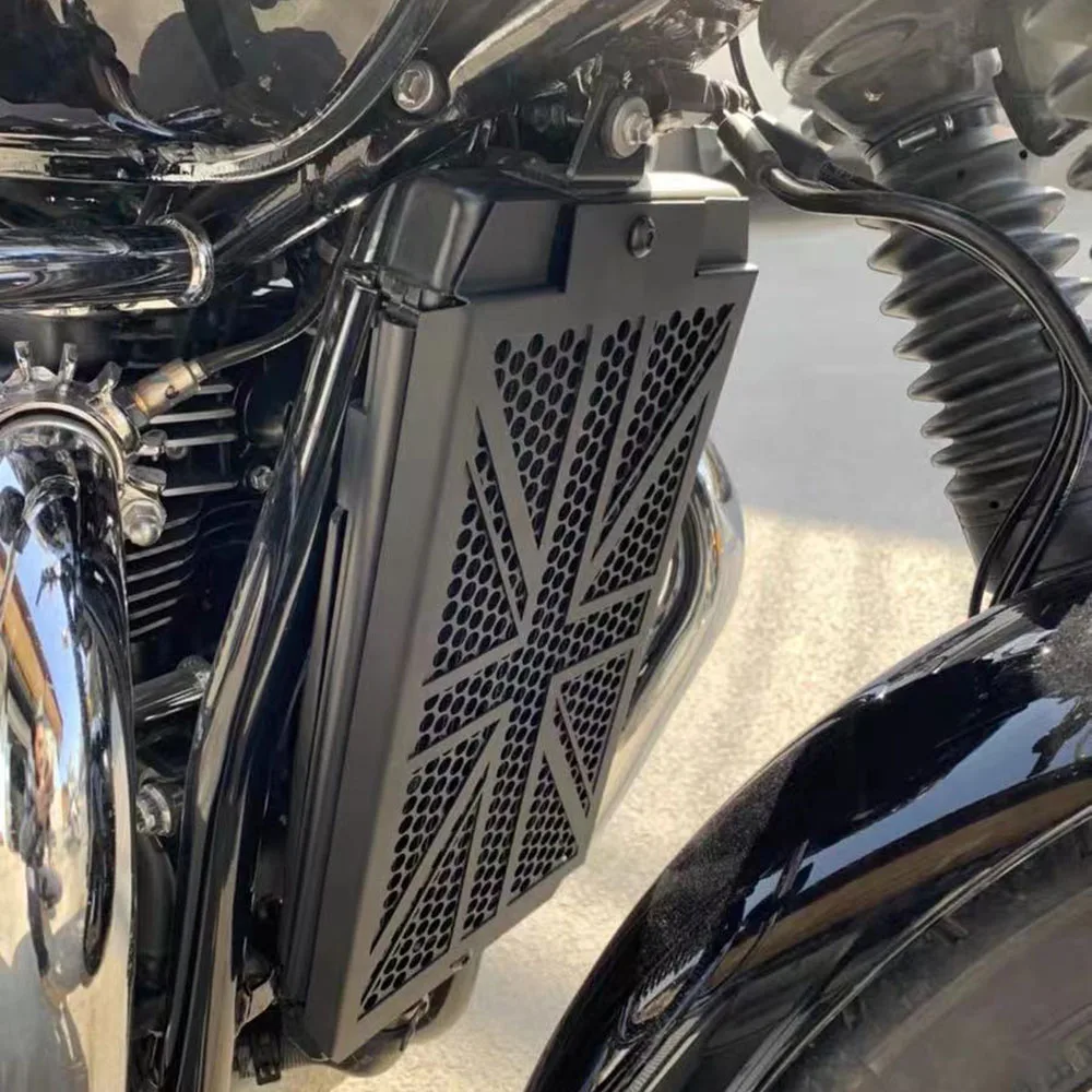 Motorcycle-Water-Tank-Radiator-Protective-Cover-For-Triumph-Bonneville ...