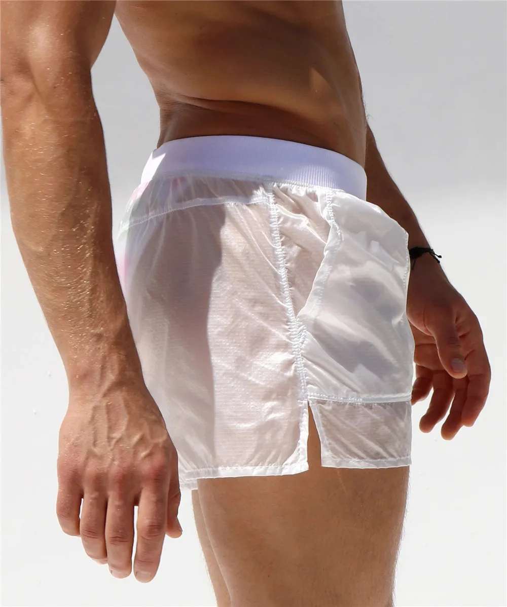 Maillot de bain Transparent pour hommes, culotte de plage, Sexy, respirant, Sunga, mayo, bikini, nouvelle collection