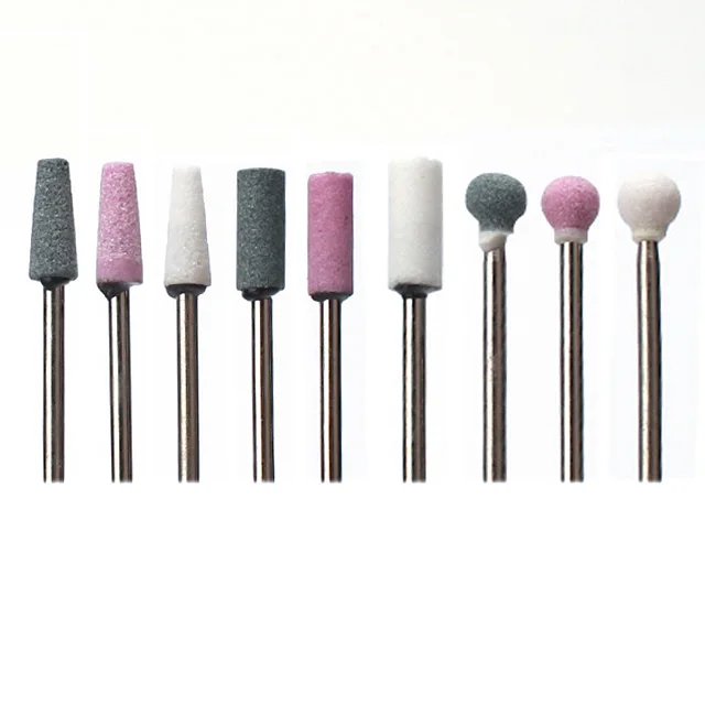 7pc/set Milling Cutter Nail Drill Bits Corundum Rotary Manicure Machine for Manicure Nails Accessories Tools 2