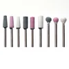 7pc/set Milling Cutter Nail Drill Bits Corundum Rotary Manicure Machine for Manicure Nails Accessories Tools 2