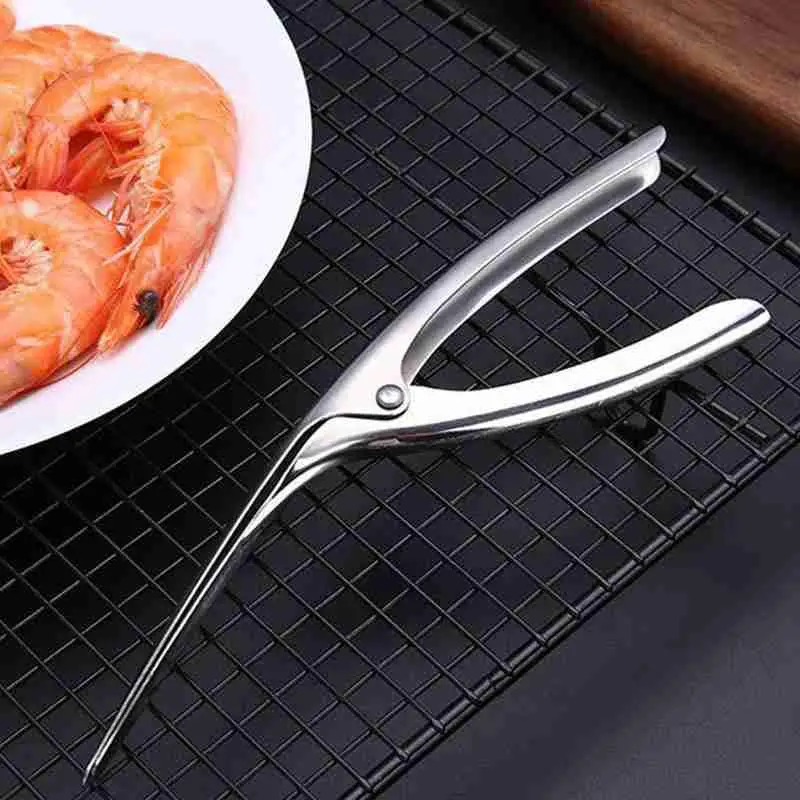 Нержавеющая сталь нож для чистки креветок креативный нож для чистки креветок Deveiner оболочки инструменты, устройства для кухни горячая распродажа - Цвет: A