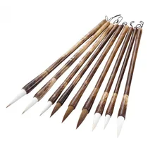 3 шт., кисть для каллиграфии, традиционная кисть, китайская пейзажная живопись, обычный скрипт, курсивная ручка для письма, Tinta, Китай