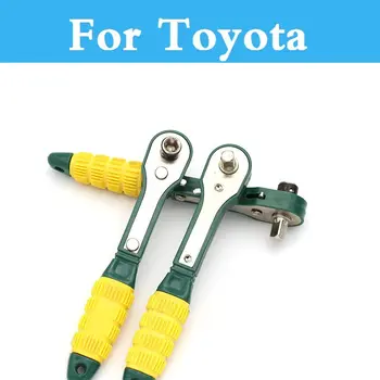 

1/4 Head Screwdriver Handle 6.35 Ratchet Socket Wrench Tool For Toyota Vios Corolla Reiz Prius Rav4 Corolla Prado Fjcrown Tundra