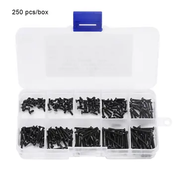 

250PCS M3 Screw Flat Head Phillips Screws Laptop Notebook Screws Set Kit for computer small screw