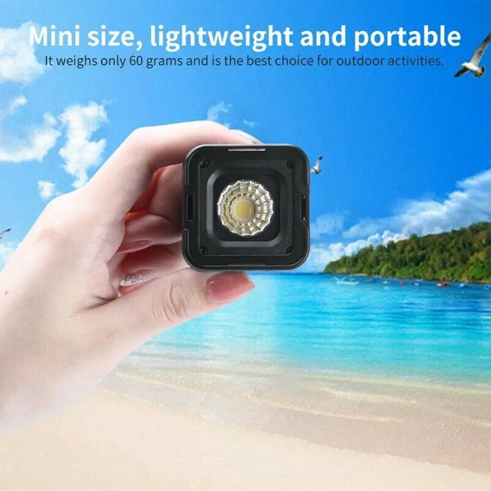 

Multifunction Waterproof Dimmable Mini LED Light For Gopro Gimbal Mini L1 Cycling Dji Lighting Light Pro DSLR Camping Versa M0C3