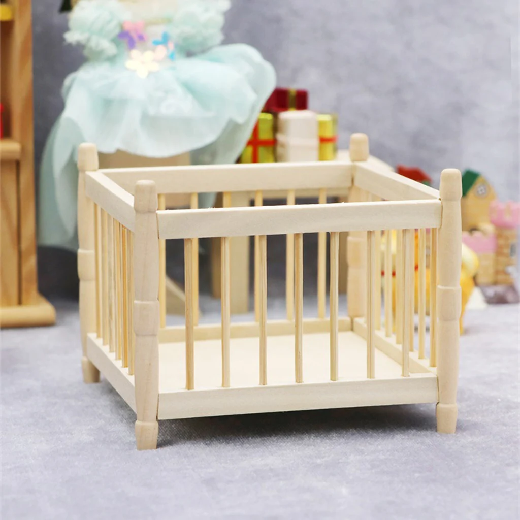 1:12 Scale Natural Finish Wooden Dog Kennel Tumdee Dolls House Pet Accessory 141 