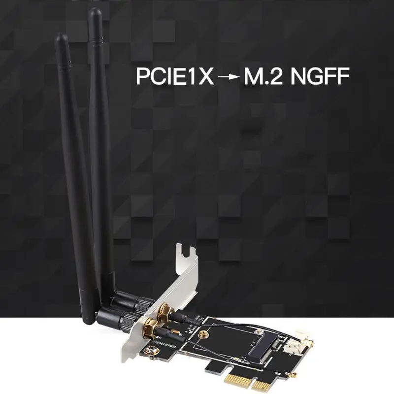 Беспроводная карта к PCIE-1X к NGFF Ekey PCIE ноутбук ПК wifi WLAN карта адаптер