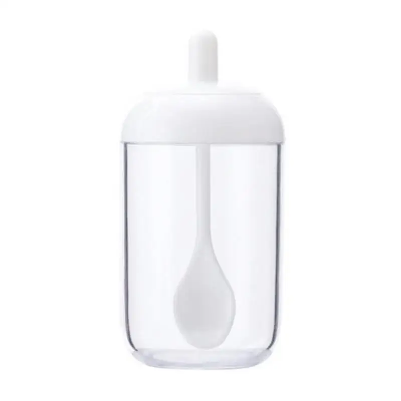 Пластиковая бутылка приправы для специй соль перец контейнер для приправ с ложкой Кухонные гаджеты Обычный дизайн и использование