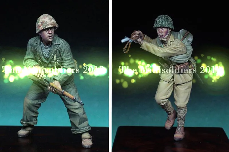 

1/35 Resin Figures Model kits Unassambled Unpainted 631