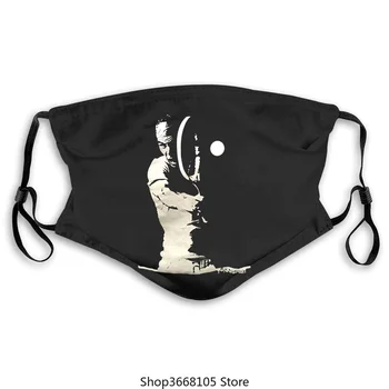 

RAFAEL NADAL BLACK TENNIS Maske Poster Foto Schläger Geschenk Prinmask Hip Hop Masken Maske NEUE ANKUNFT Waschbar Winddicht Anti