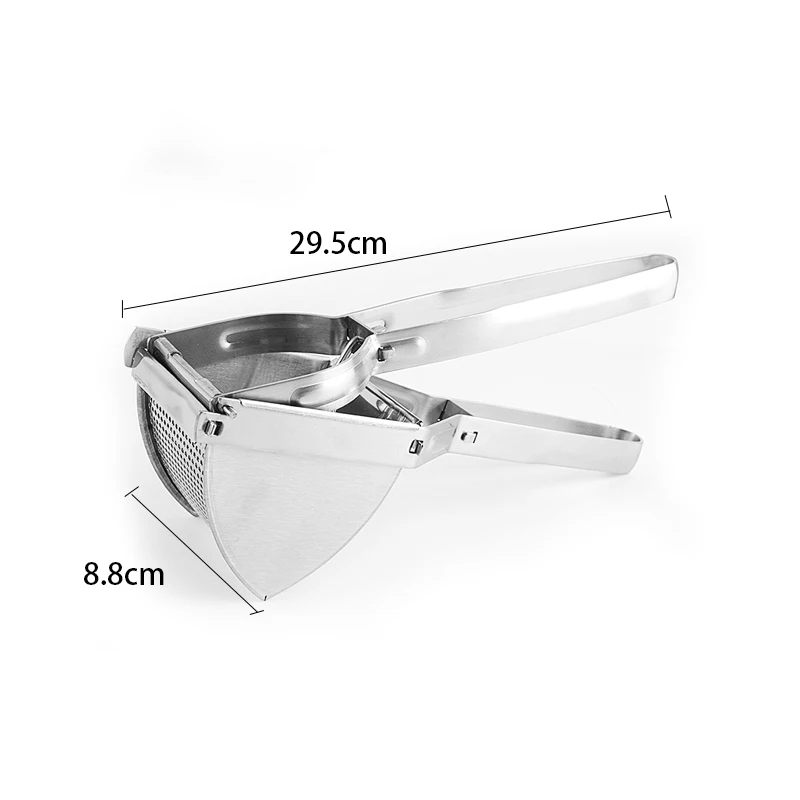Holaroom Manual Potato Presser Stainless Steel Potato Masher Multifunction Mash Pumpkin Mashed Making Tool Kitchen potato masher