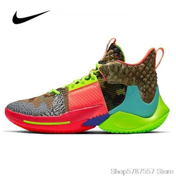 

Nike Air Jordan Why Not Zer0.2 All-Star Mens Jordan Basketball Shoes High-top Sneakers Women Breathable Sports Shoes Boots