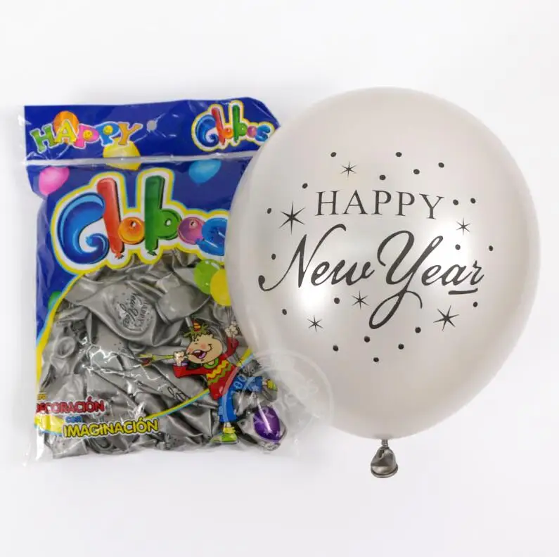 4pcs Number Foil Balloons 40inch Green Silver Digit Air Balloons Christmas Decoration Happy New Year Globos Graduation - Цвет: silver