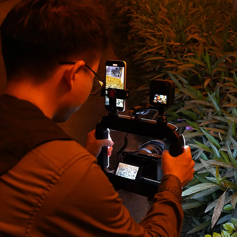 Suporte para Smartphone Recarregável para Vídeo Dslr com Cabo para Vlog U200 com Anel de Luz Ulanzi Led - Image 6
