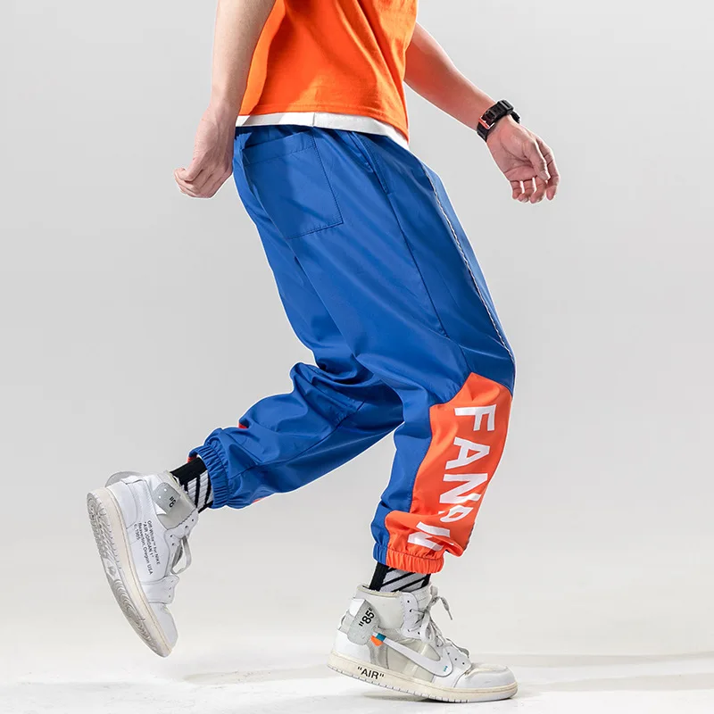 

2020 Spring Main Push Japanese-style Shadowless Wall Thin Printed Contrast Color Capri Pants M-5x Hk123