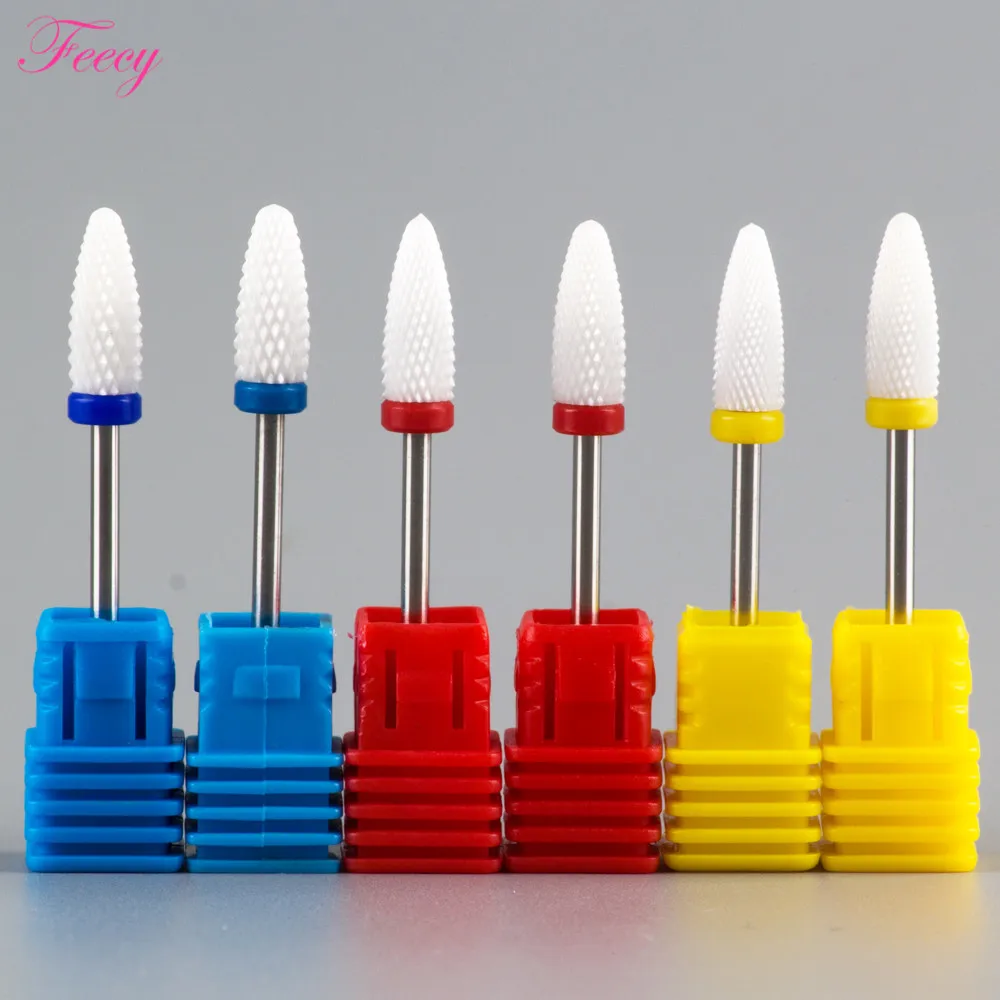 

Ceramic Milling Cutter for Manicure Machine Set Nail Drill Bits Corundum Mill Cutters Nails Pedicure Bit Nozzles Sanding Cap