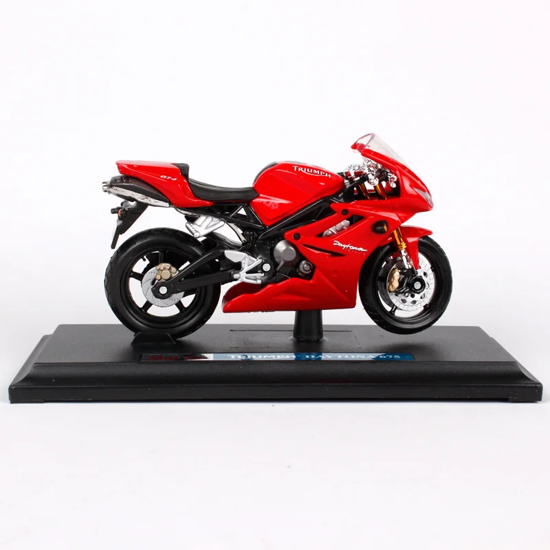 Мотоциклы Maisto TRIUMPH Daytona 1/18 в масштабе 1:18 модели мотоциклов литые с дисплеем
