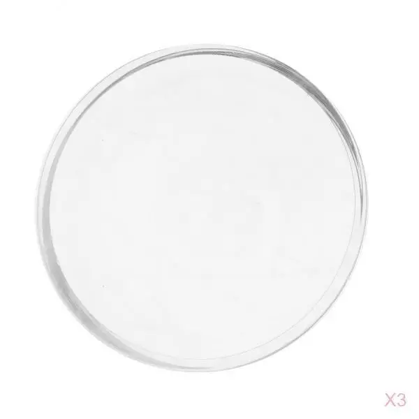 3 pcs Aqua Fish Pond Shrimp Feeder Food Dish Bowl Feeder Tray Container Glass Shrimp Feeding Dish for Shrimp Food Round