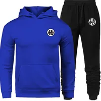 Dragon Ball Inspired Goku Symbol Hoodie Tracksuit Set - Image 3