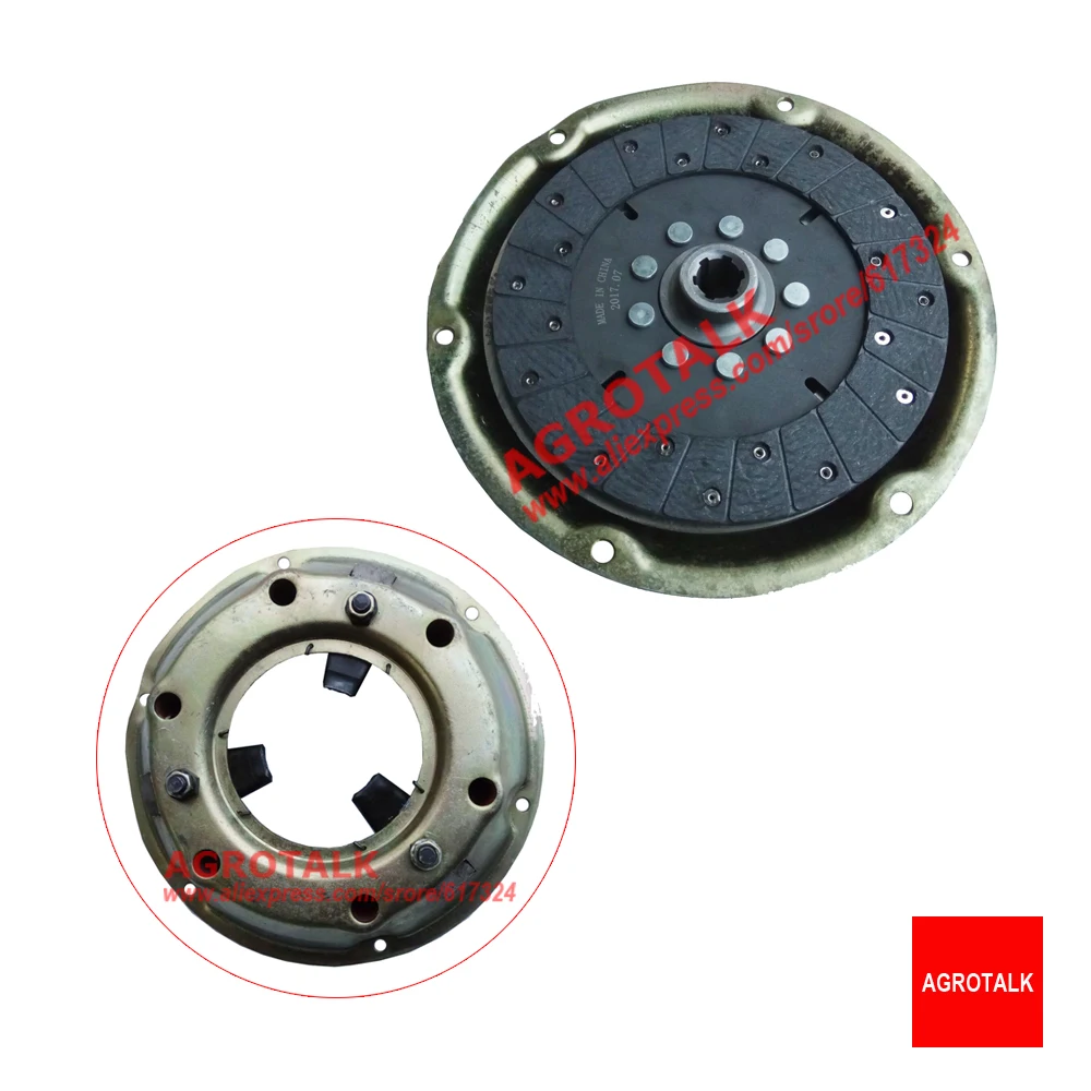 

9-дюймовый одноступенчатый сцепление для трактора Fengshou FS250 с двигателем NJ380, номер детали: